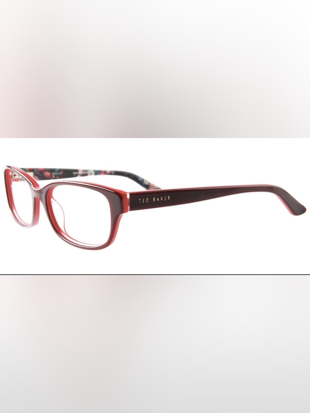 Ted Baker Two-Tone Red and Burgundy B717 Prescription Glasses
